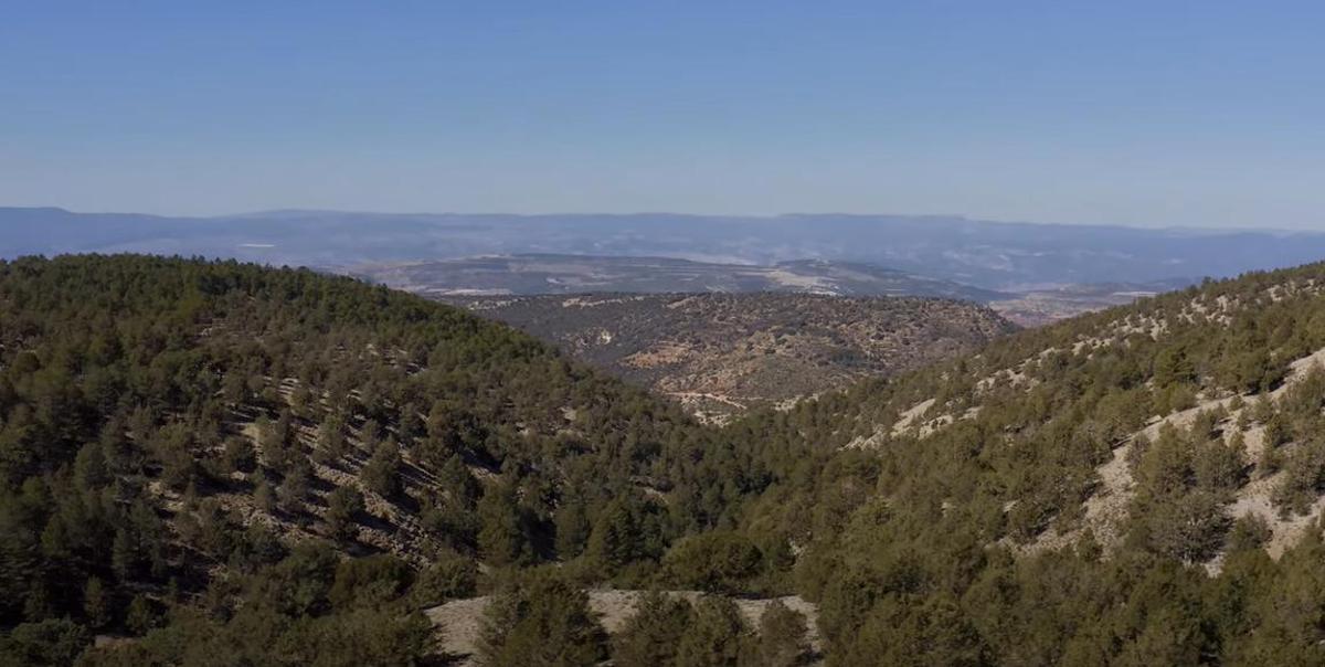 Vista impresionantes en la ruta de La Puebla de San Miguel.