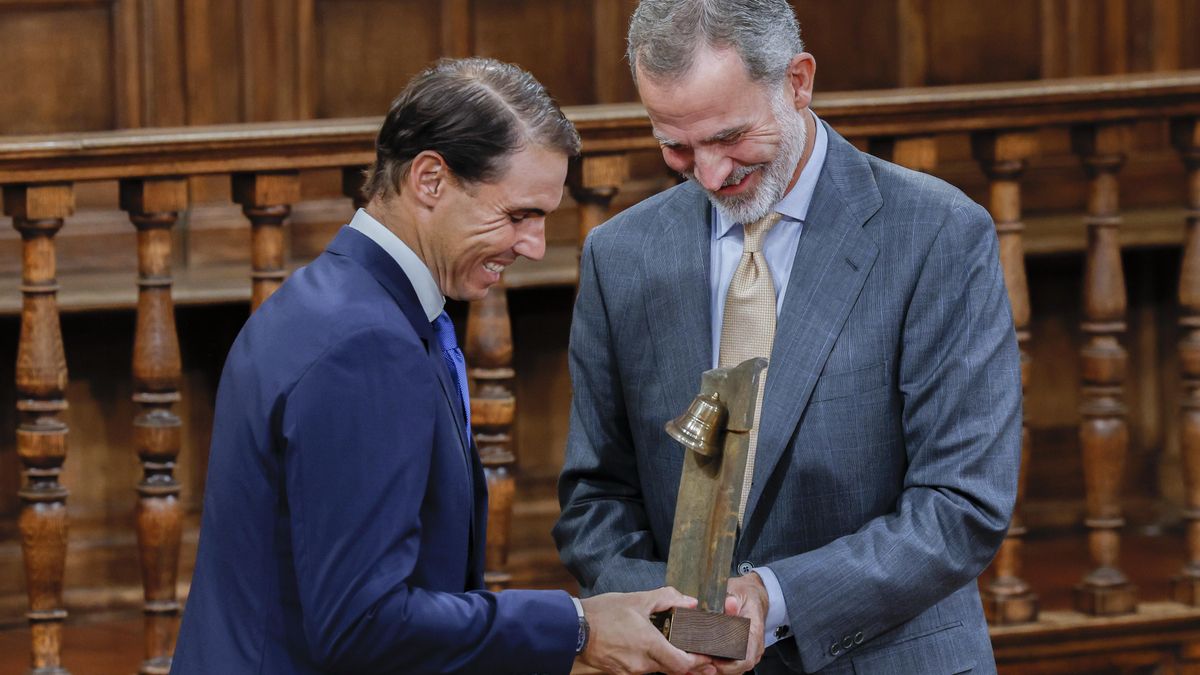 El rey agradece a Rafa Nadal que sea "uno de los mejores embajadores" de España