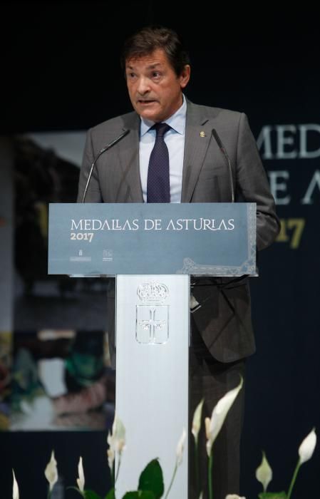 Acto de entrega de las medallas de Asturias