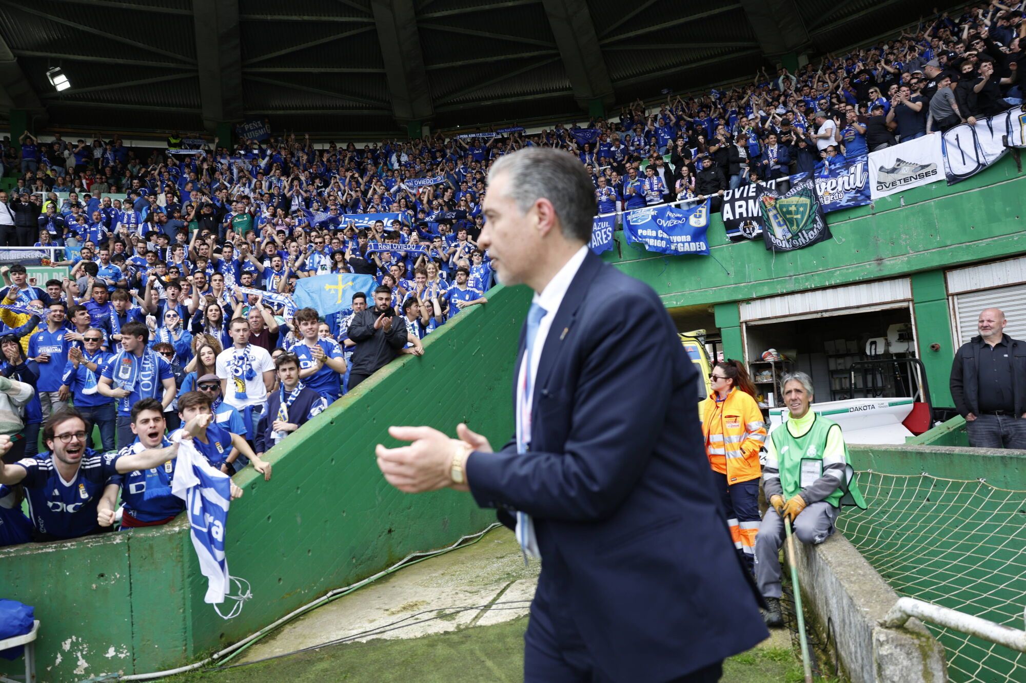 Así fue el partido entre el Real Oviedo y el Racing de Santander