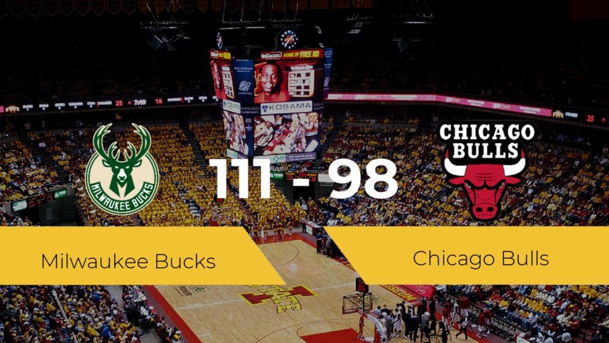 Milwaukee Bucks se lleva la victoria frente a Chicago Bulls por 111-98