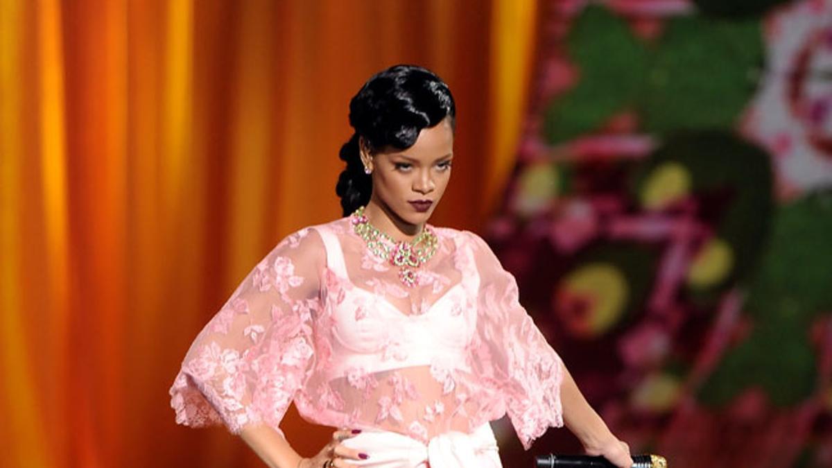 Rihanna en el desfile de Victoria's Secret