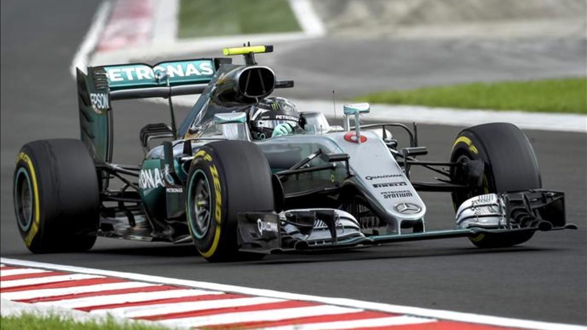 Nico Rosberg en Hungria