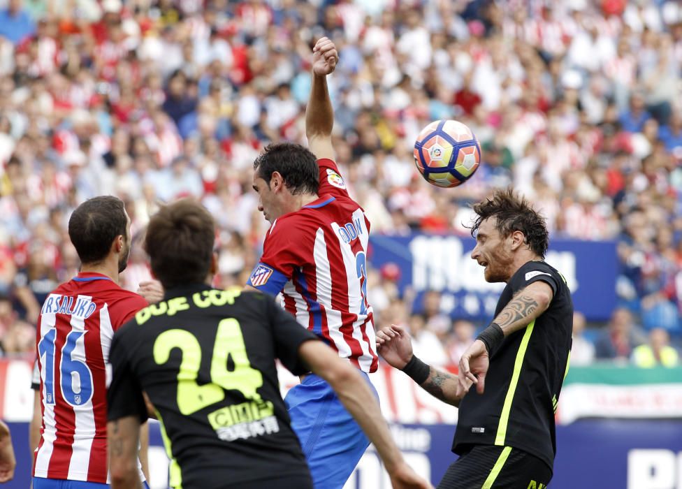 El partido entre el Atlético de Madrid y el Sporting, en imágenes