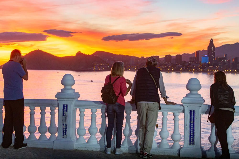 El atardecer desde el Castell