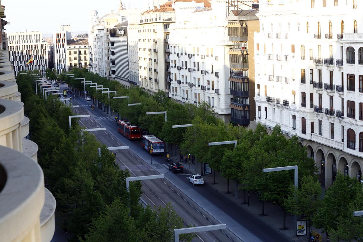 Paseo Independencia de Zaragoza.