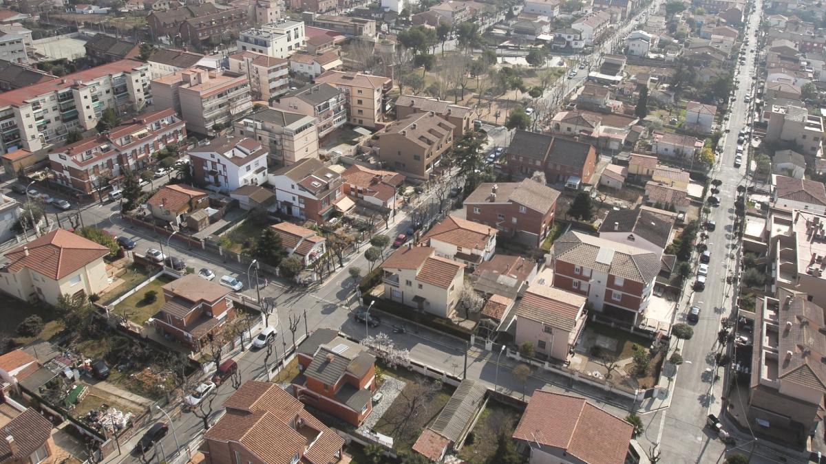 Vista aérea de Parets del Vallès