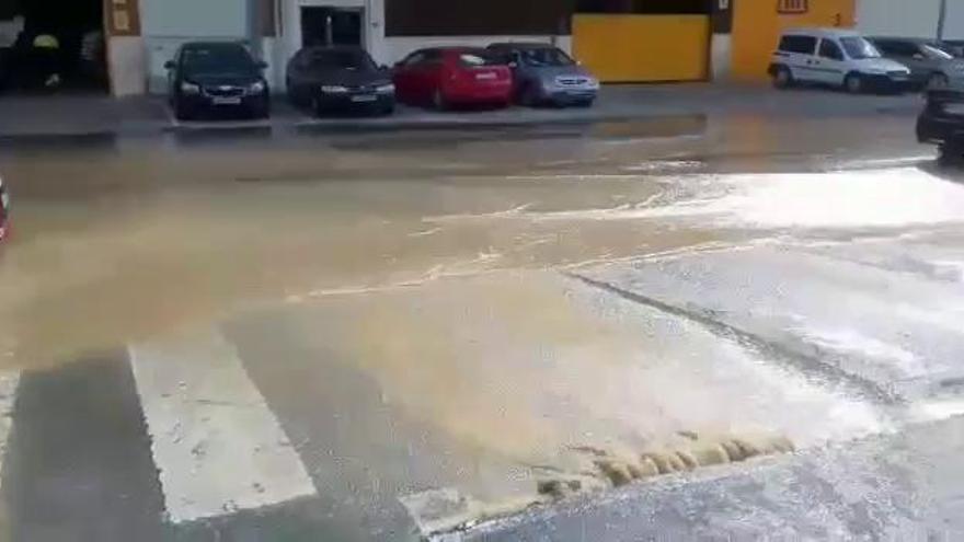 Reventón en Jardín de Cantos, Avilés