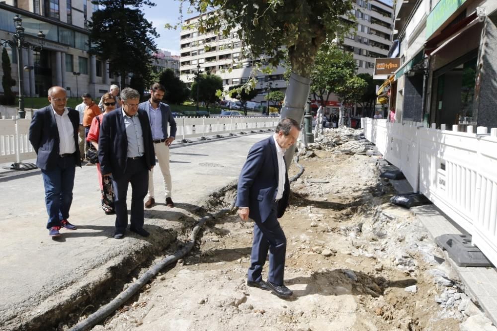 Así avanzan las obras de humanización de García Barbón