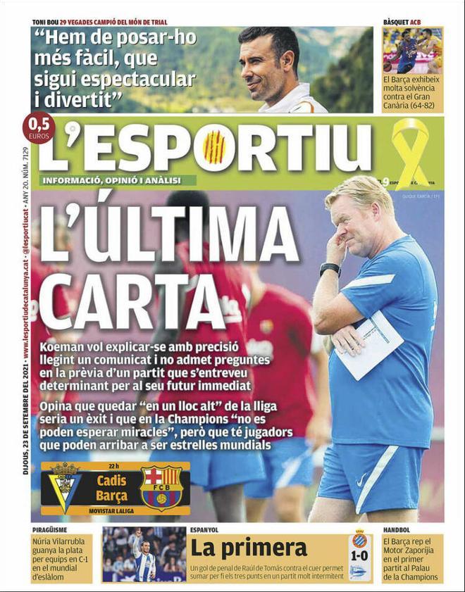 Las portadas de la prensa deportiva de hoy