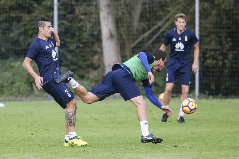 Entrenamiento del Oviedo previo al Lugo