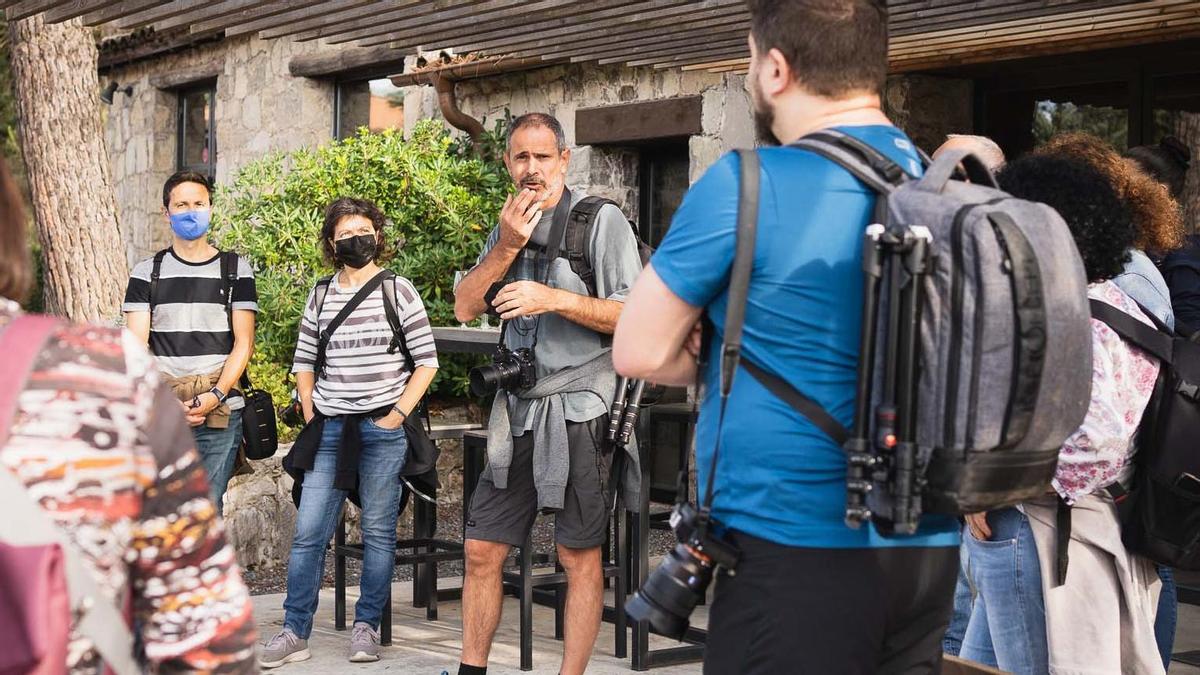 Taller de fotografia de paisatges de vinya que es va fer dins d’aquest cicle.