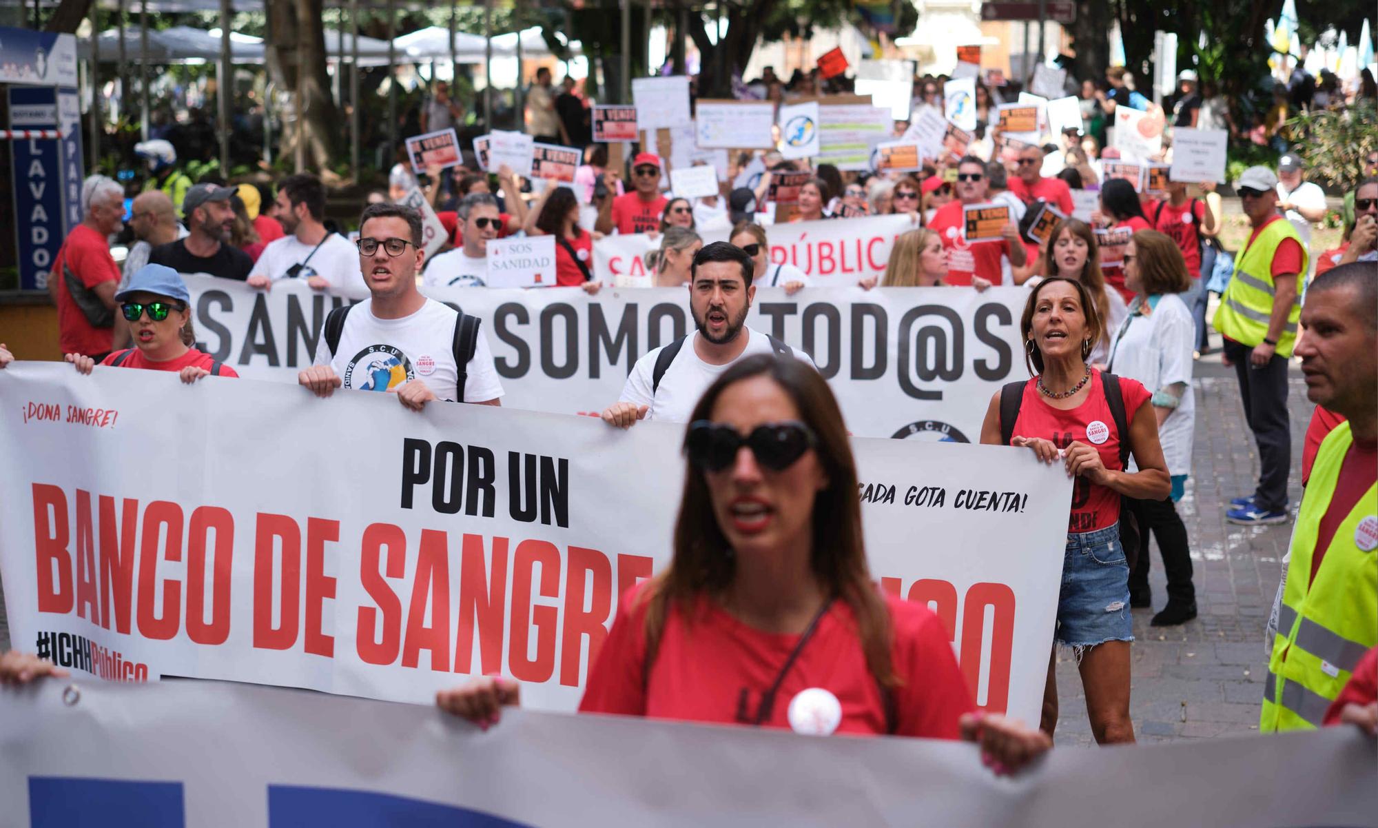 Manifestación en Tenerife por una sanidad digna