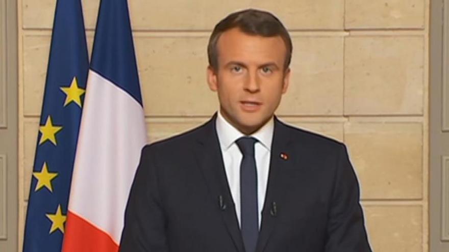 Macron: &quot;No hay plan b porque no hay planeta b&quot;