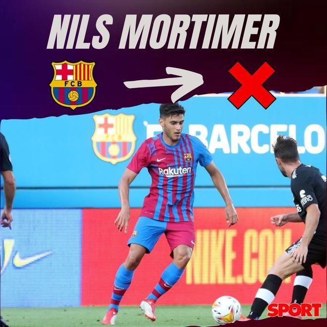 07.07.2022: Mortimer - Acuerdo entre el jugador y el Barça para que se desvincule de la entidad. Poco después se oficializa su fichaje por el Viborg FF de la Superliga de Dinamarca por tres temporadas