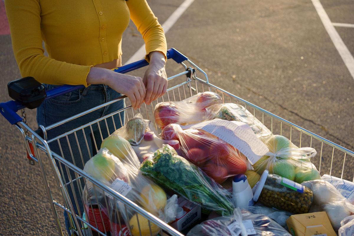 Alimentos envasados en plástico