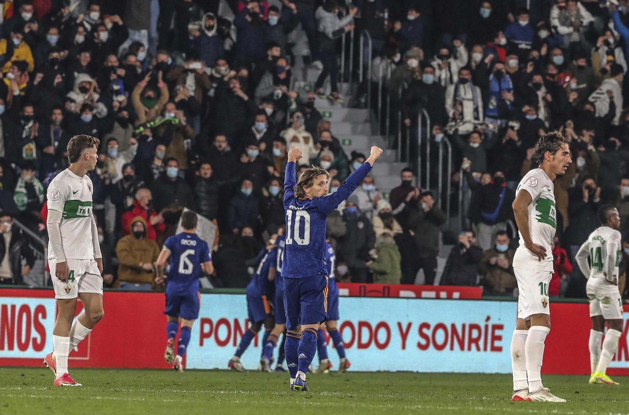 Elche cf-Real Madrid partido de la Copa del Rey en imagenes