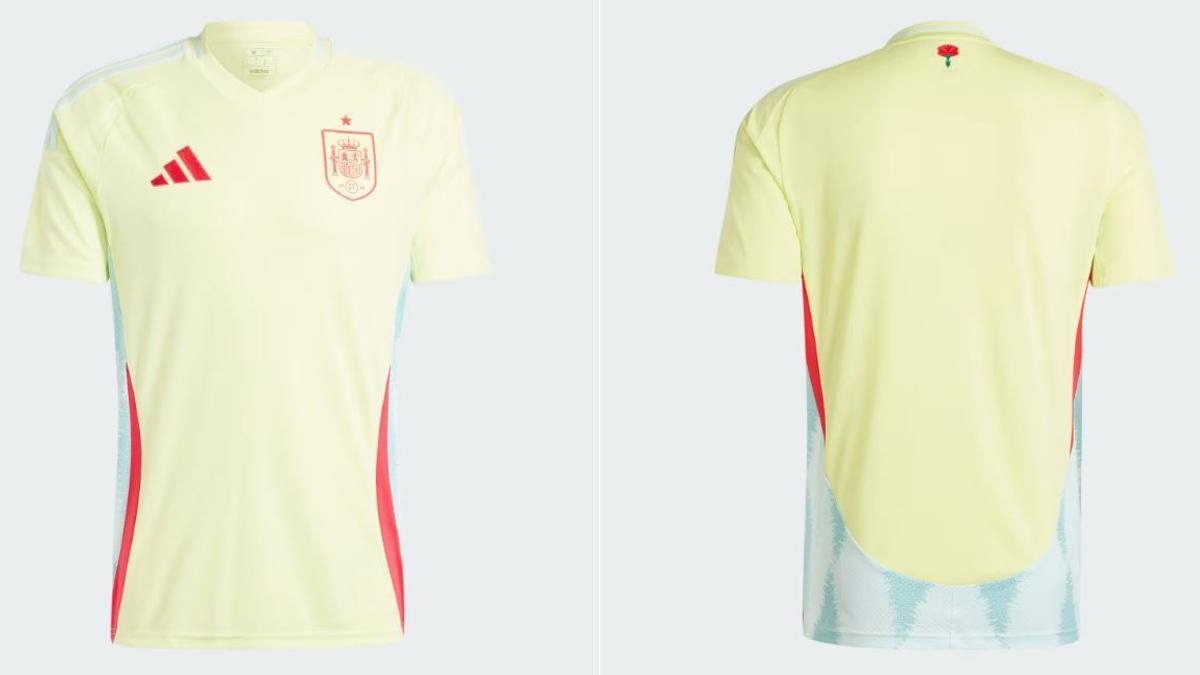 Imagen de la camiseta más polémica que Adidas le ha diseñado a la selección española