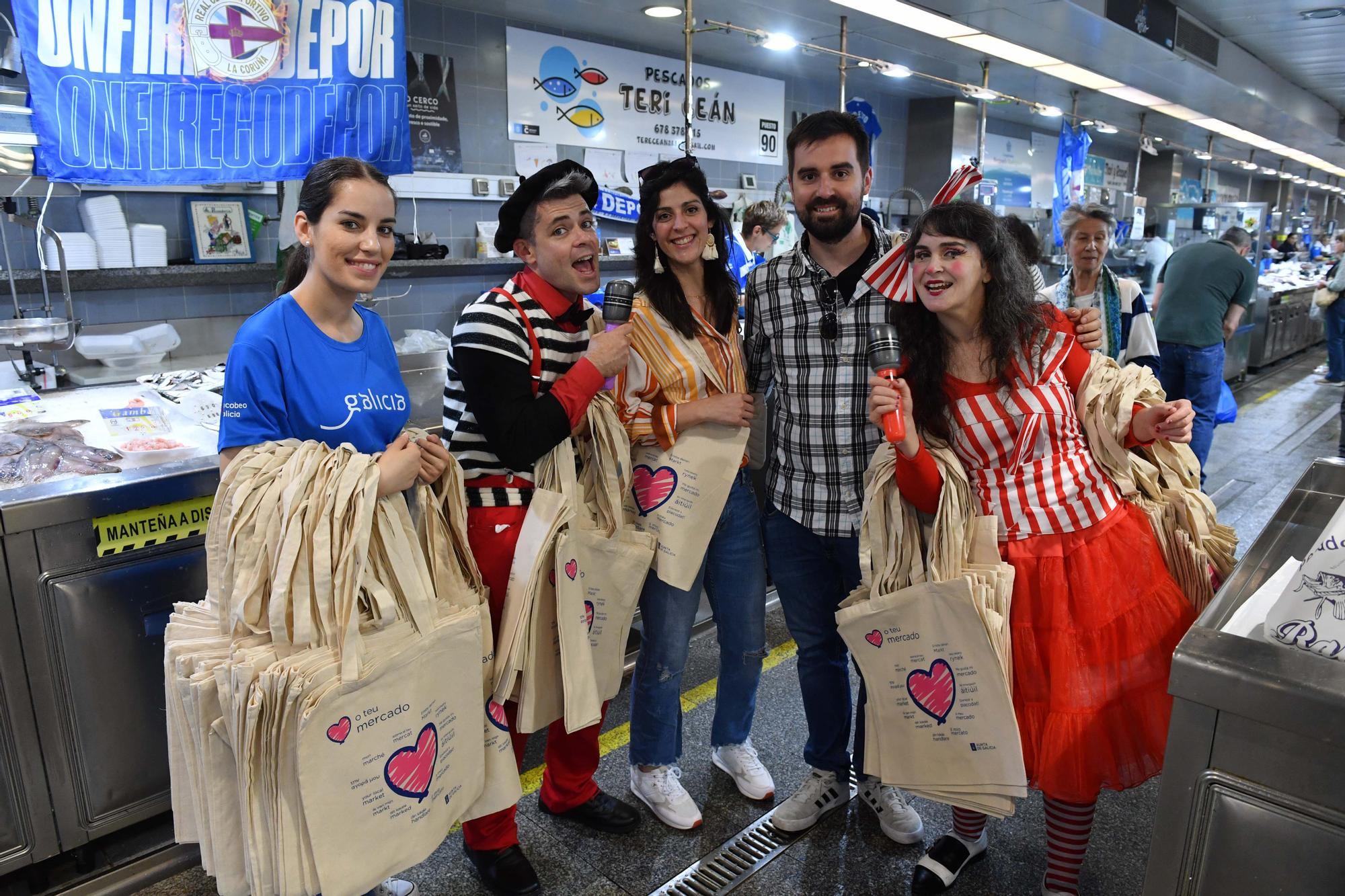 El play off del Dépor también se juega en las calles de A Coruña