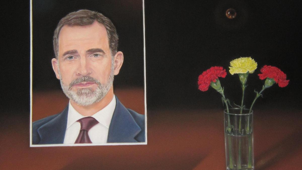 El cuadro «Flores-España y el Rey» de Diego de Giráldez se expondrá en el Palacio Real de Madrid