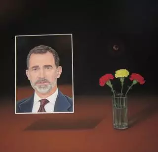 El cuadro «Flores-España y el Rey» de Diego de Giráldez se expondrá en el Palacio Real de Madrid