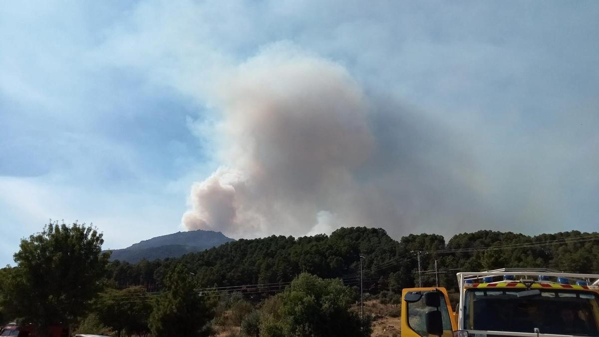 El incendio de Ávila obliga a desalojar una urbanización