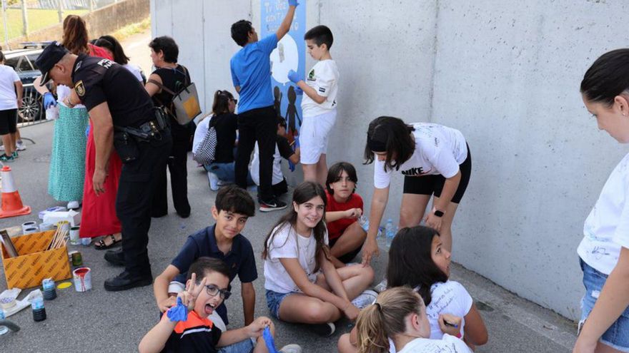 Alumnos de sexto curso del Arealonga.