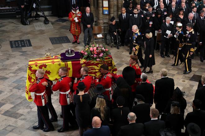 Funeral de Isabel II en la abadía de Westminster