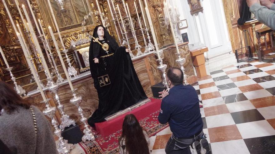 Semana Santa 2026 | Pésame a la Santísima Virgen de Servitas, en imágenes