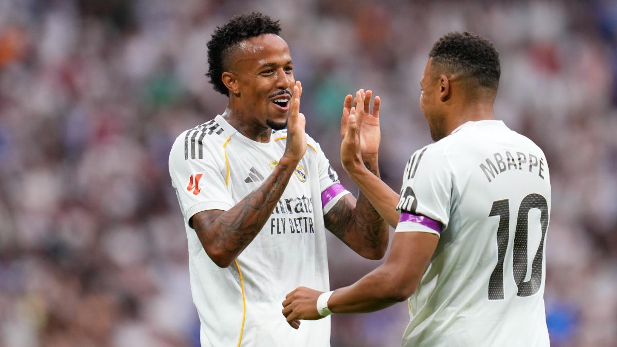 Militao, autor del primer gol del partido en el Real Madrid - Espanyol