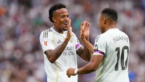 Militao, autor del primer gol del partido en el Real Madrid - Espanyol