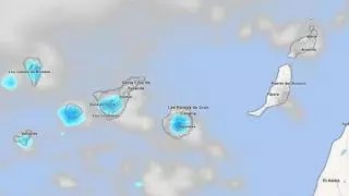 Lluvias por la mañana y posibles "goterones" en la tarde del lunes en Tenerife