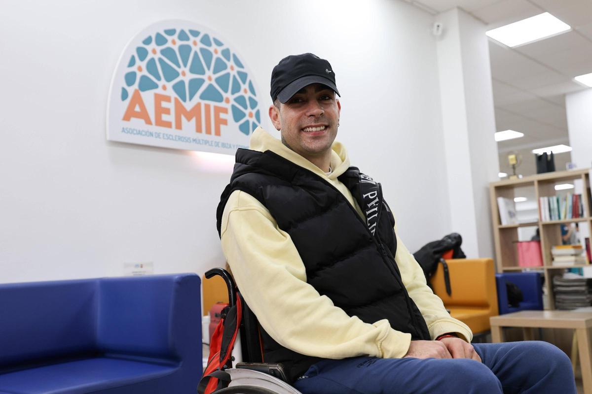 Joel Blasco, en la sede de Aemif.