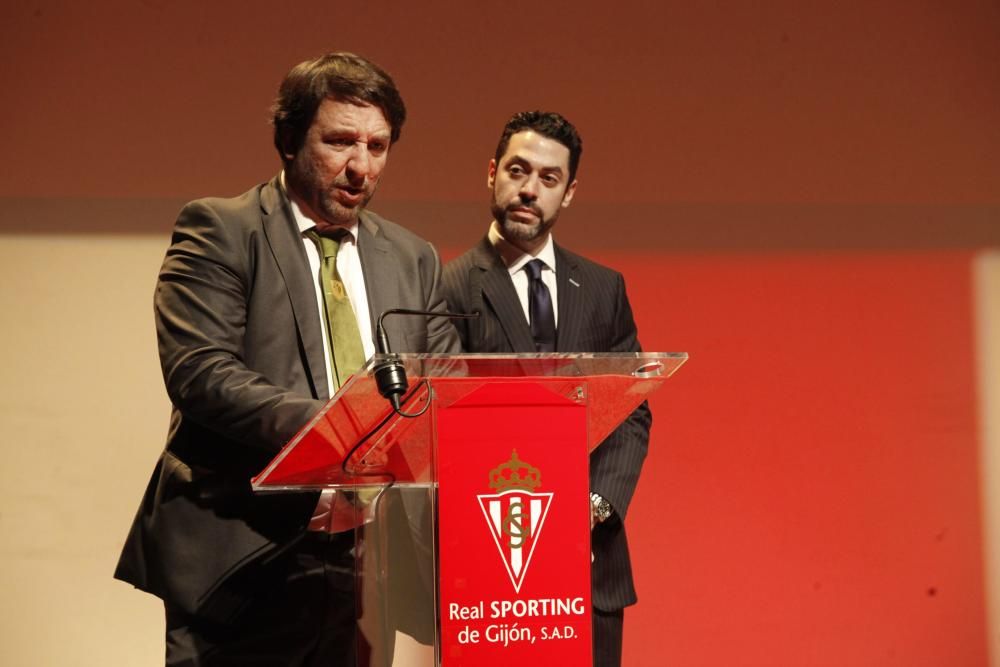 Presentación de la Fundación Escuela de Fútbol de Mareo Real Sporting de Gijón.