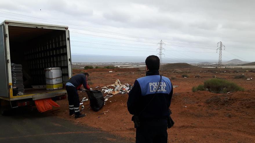 Vertedero ilegal en Gran Canaria.