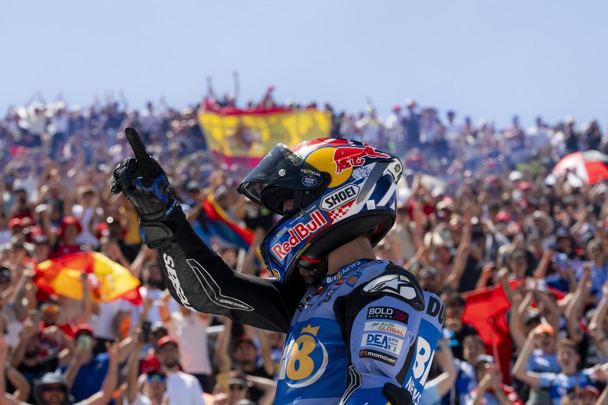 Àlex Márquez, ayer, gran triunfador en Jerez.