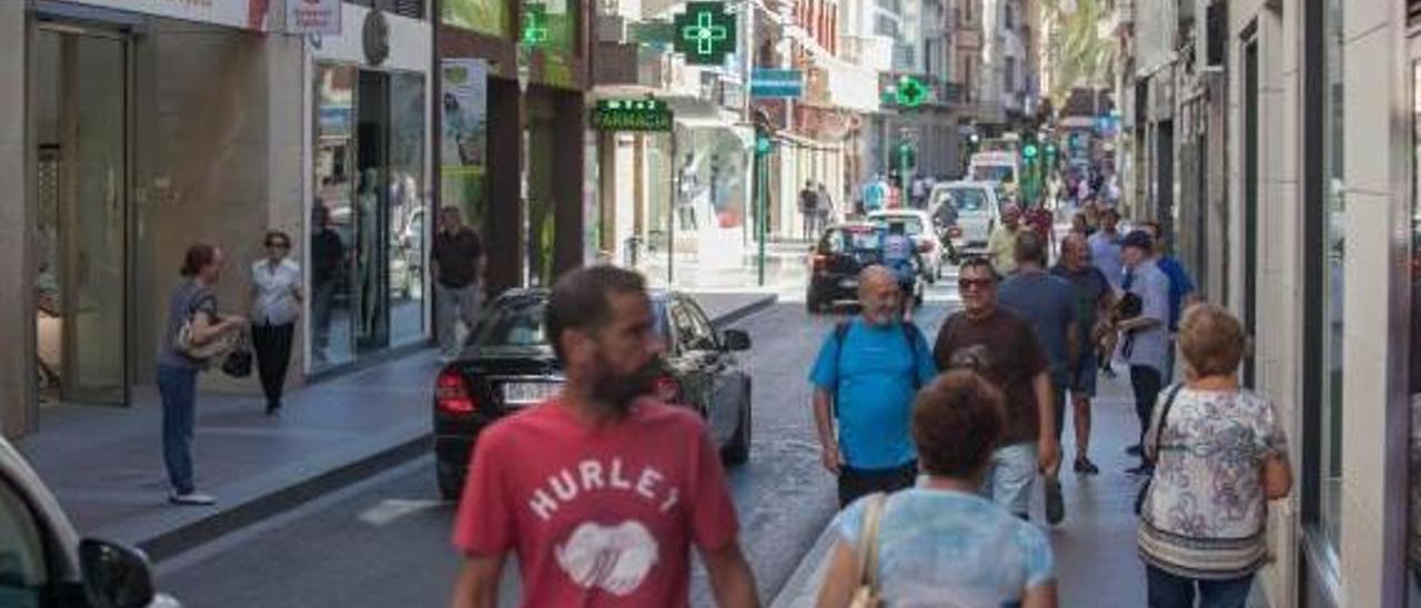 La céntrica calle de la Corredera, donde se asienta un gran número de locales comerciales, en imagen de archivo.