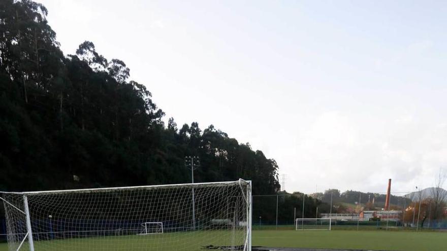 Estado del campo 3 de las instalaciones deportivas de La Toba.