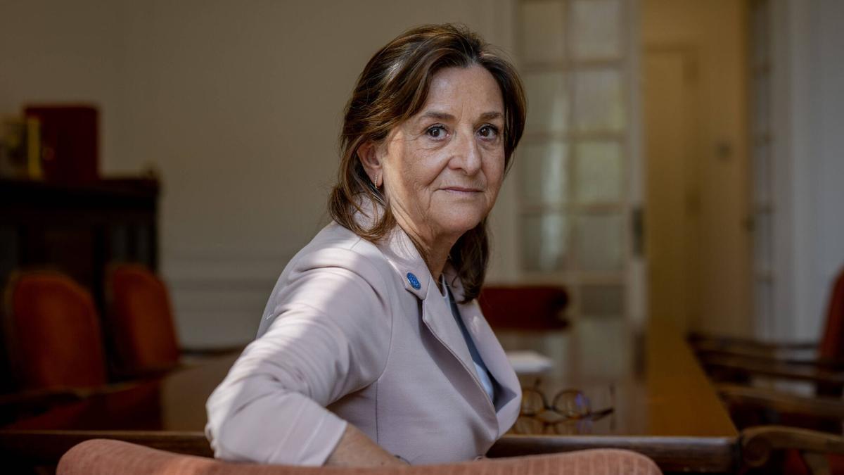 barcelona 21/05/2025 Sociedad. Silvia Jiménez Salinas, decana emérita del ICAB, sobre la reforma de la DGAIA. AUTOR: JORDI OTIX