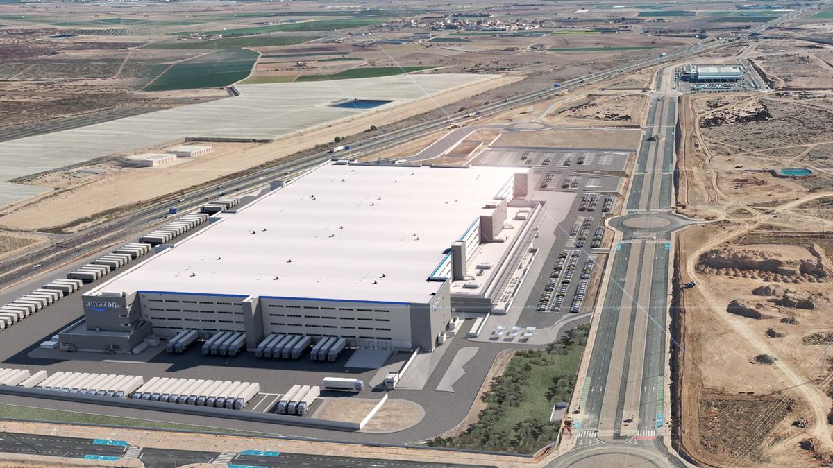 Amazon inaugura el próximo martes su centro logístico en Murcia, que creará  1.200 empleos - La Opinión de Murcia
