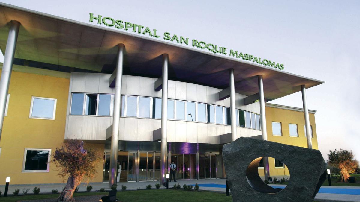 El afectado tuvo que ser trasladado al Hospital San Roque Maspalomas