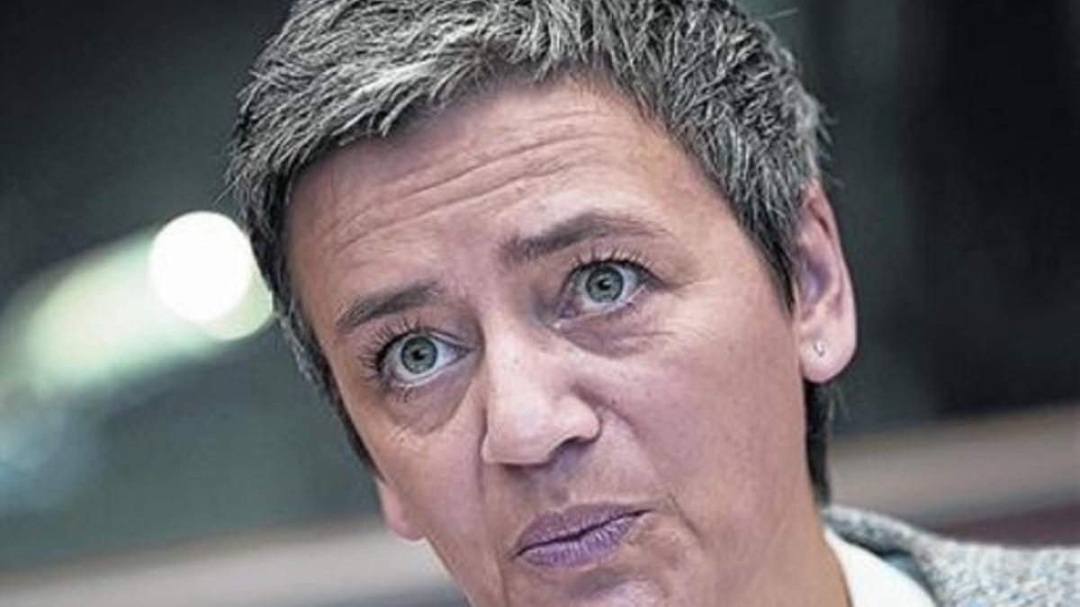 La comisaria responsable de Competencia, Margrethe Vestager.