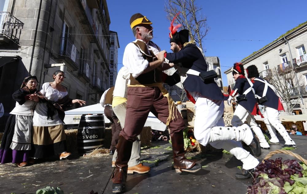 La representación de la Reconquista de Vigo vuelve a abarrotar las calles del Casco Vello de miles de vigueses