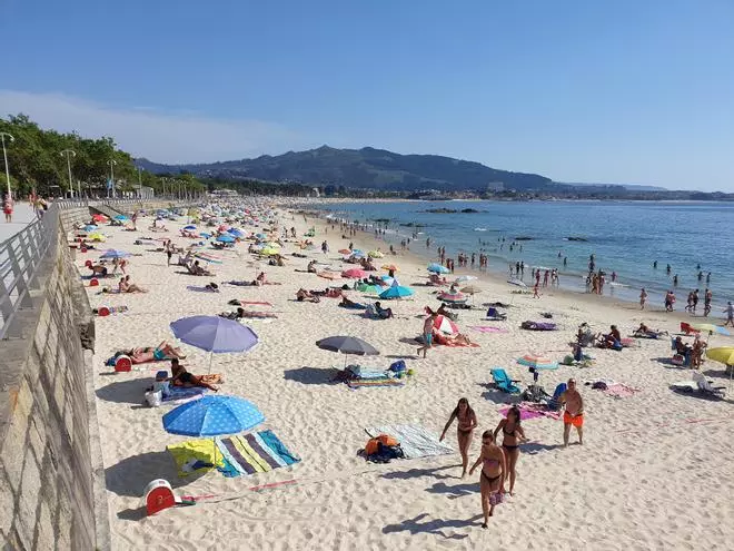 Playas con banderas azules en Vigo