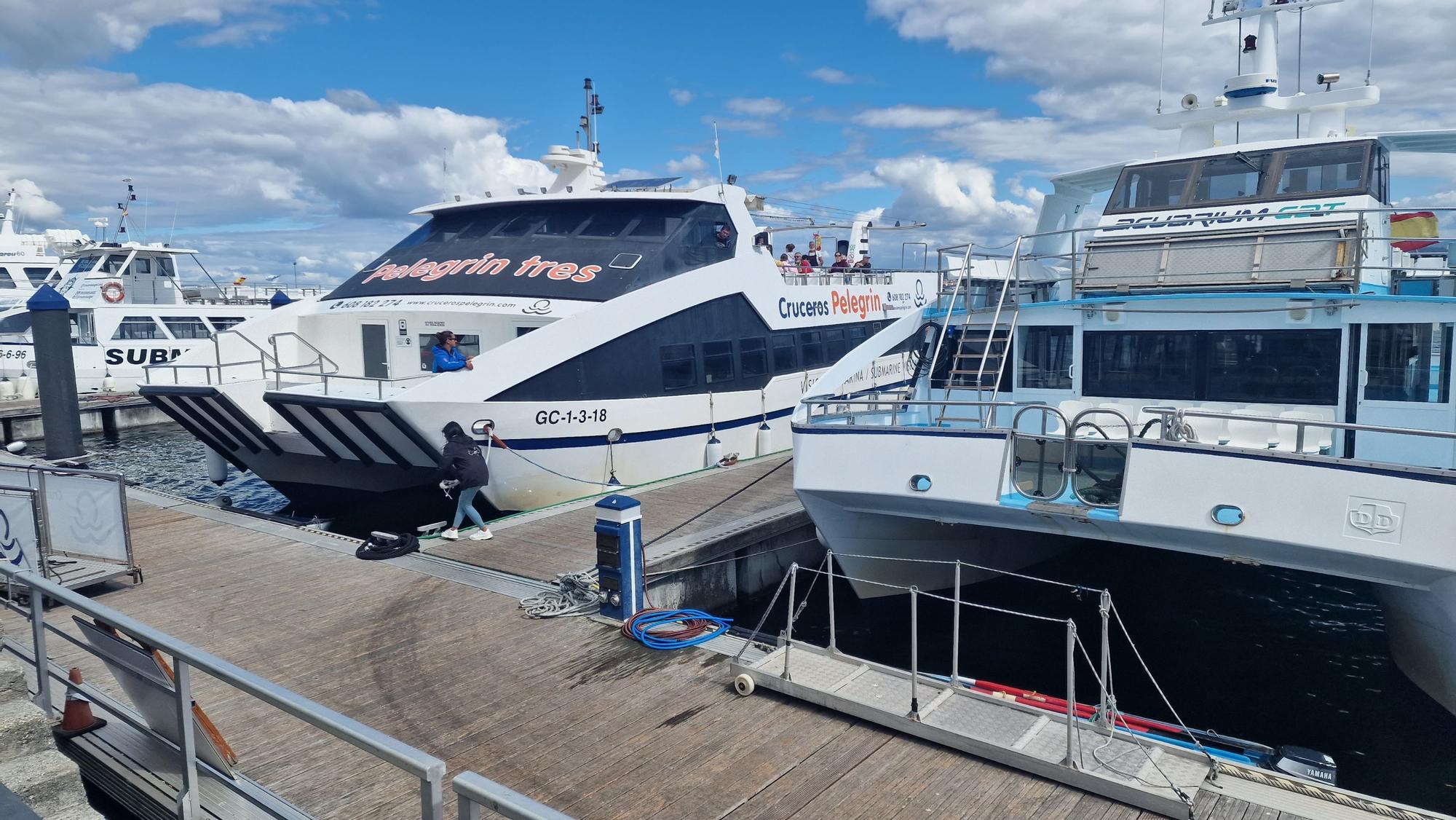 El tirón de los barcos de pasaje de O Grove también se nota en septiembre