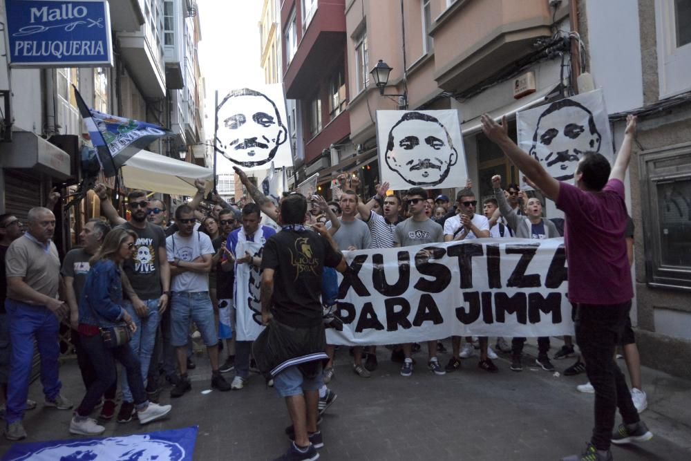 Manifestación en demanda de ''Xustiza para Jimmy''