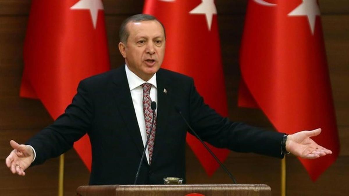 Erdogan, en una comparecencia en Ankara.
