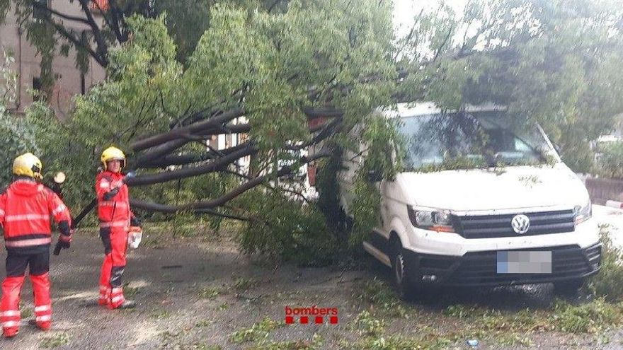 El Bages i l&#039;Anoia, entre les comarques amb més trucades al 112 pel temporal