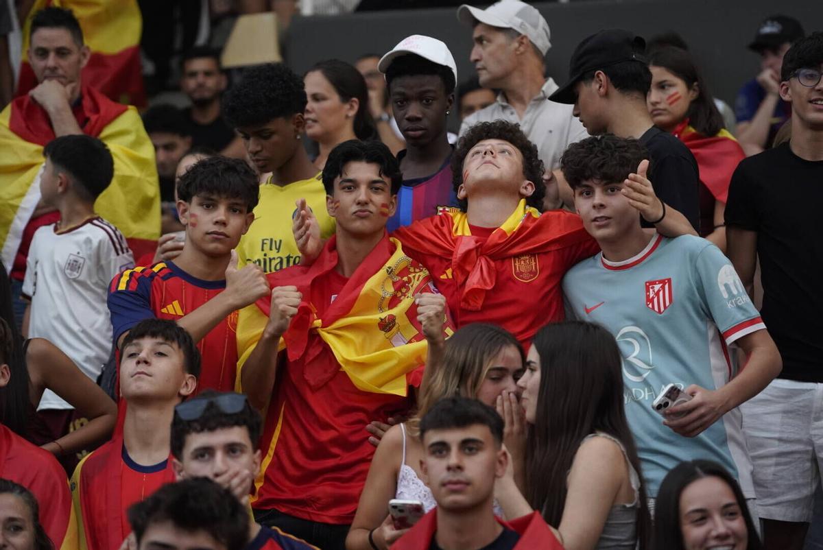 Busca't a les imatges del partit de la final del mundial a l'estadi del Nou Congost