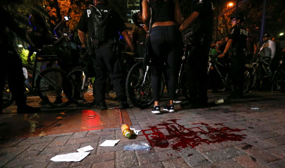 Graves disturbios en el segundo día de protestas en Charlotte